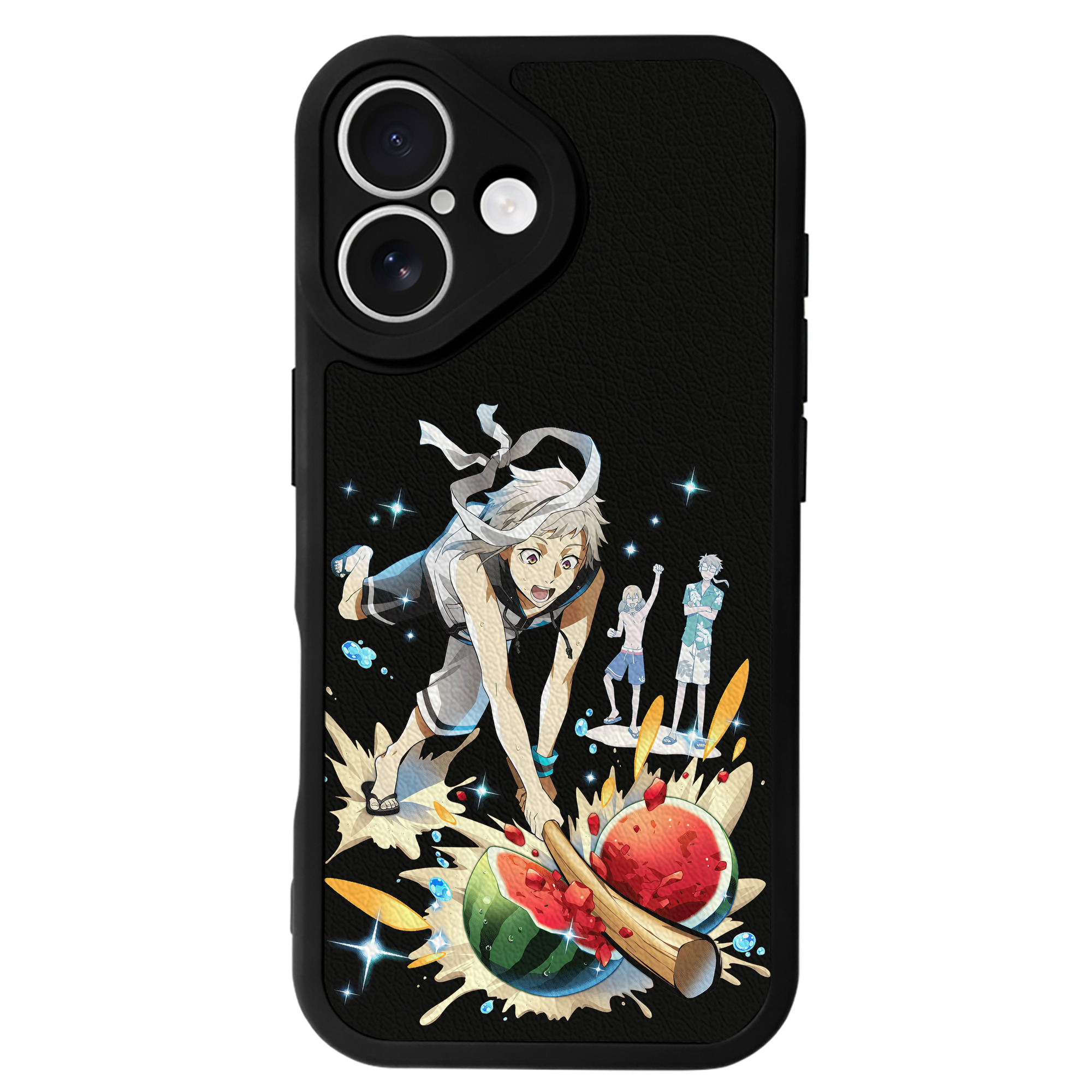（画像用） 文豪ストレイドッグス Bungo Stray Dogs 【iPhone 16シリーズ対応】シリコンスマホケース（レザー調） 材質：シリコン